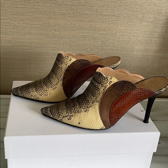 Chloe python mules - Picture 2 of 7